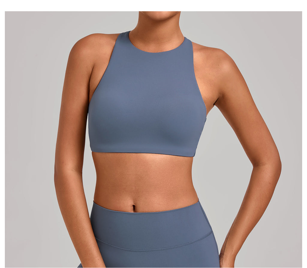 New Cross Back Sports Bra for Women | Slim Fit Running & Yoga Training Activewear