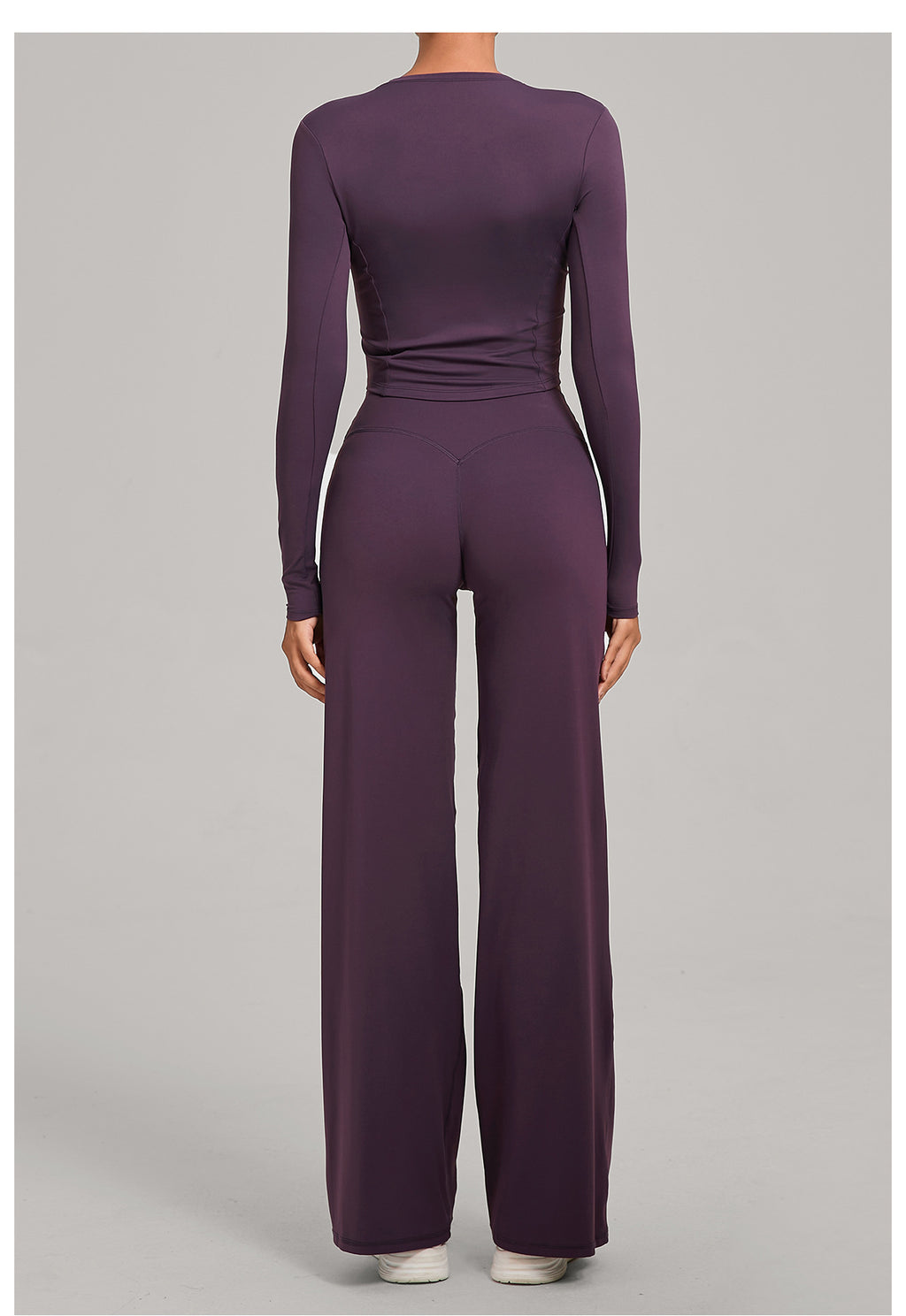 Fall Winter Second-Skin Yoga Set | Quick-Dry Slim Fit Fitness Two-Piece Outfit