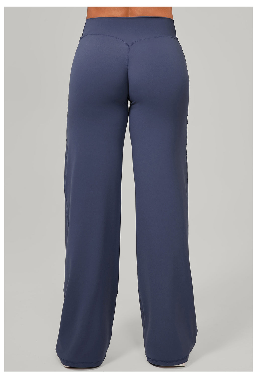 Pilates Straight-Leg Yoga Pants | Loose Wide-Leg Running & Fitness Trousers with Booty Sculpt