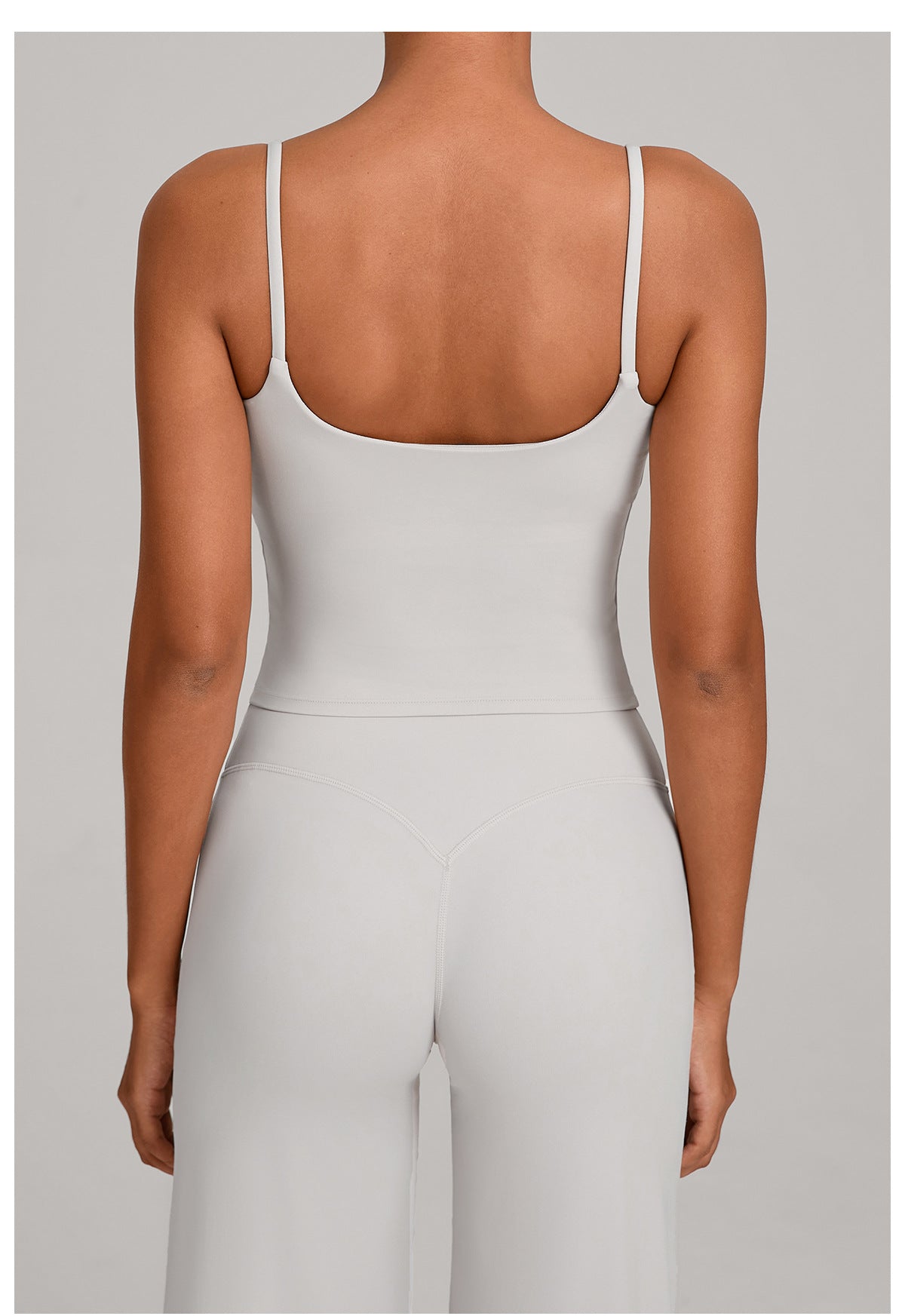 Slim Fit Cross Back Yoga Tank | Quick-Dry Fitness Camisole for Running & Training
