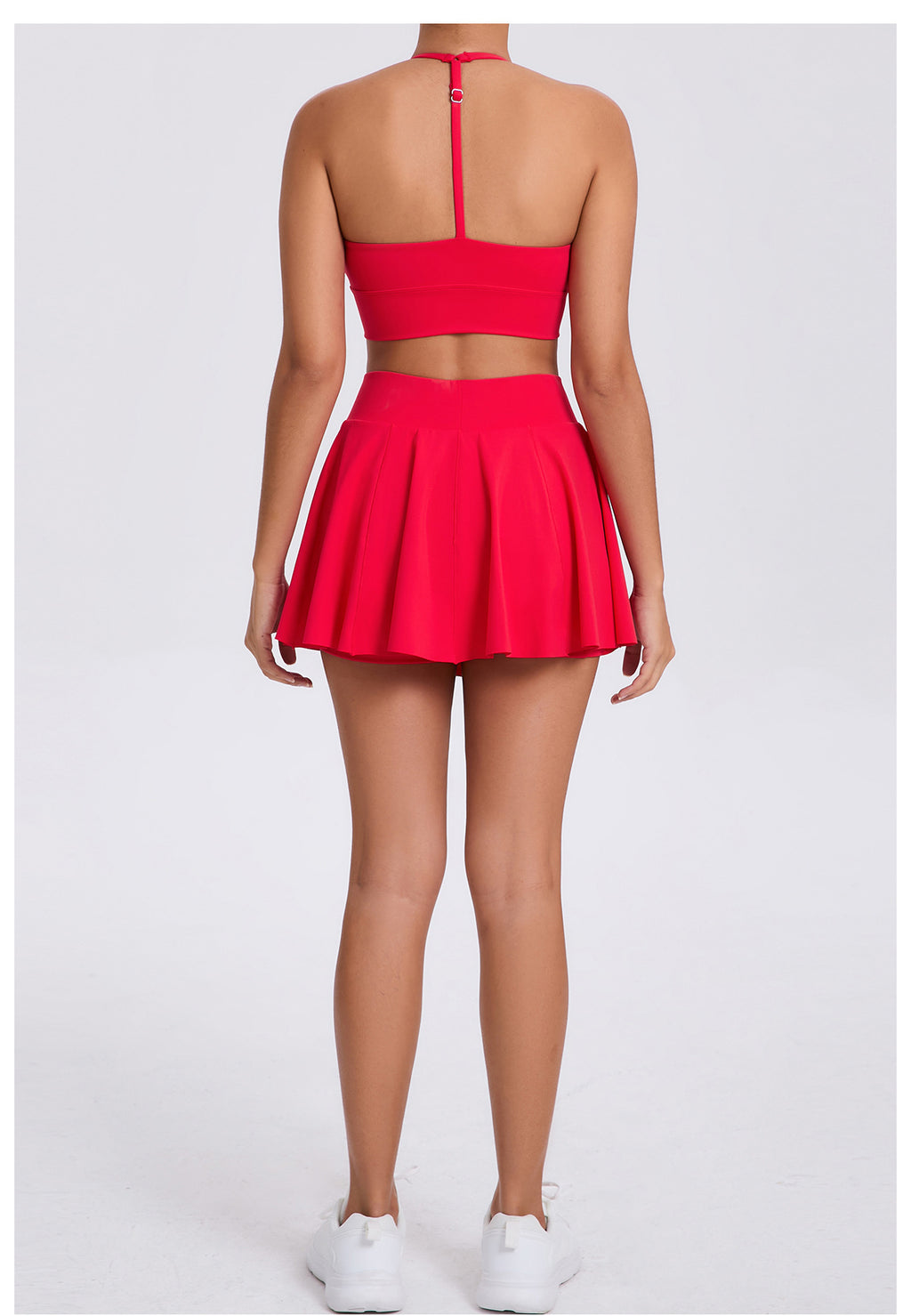 Casual Sports Bra & Skirt Set | Breathable Second-Skin Yoga Tennis Two-Piece Outfit