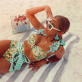 2026 Ruffle Tie High-Waist Bikini | Women Two-Piece Swimwear