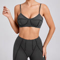 New Slim Fit Sports Tank for Women | Spaghetti Strap Cross Back Yoga & Running Bra