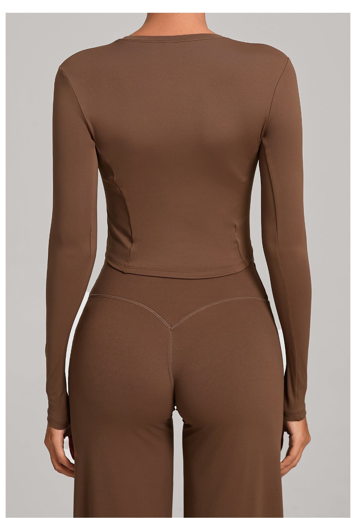 Winter Compression Long Sleeve Yoga Top | High-Intensity Training & Pilates Activewear