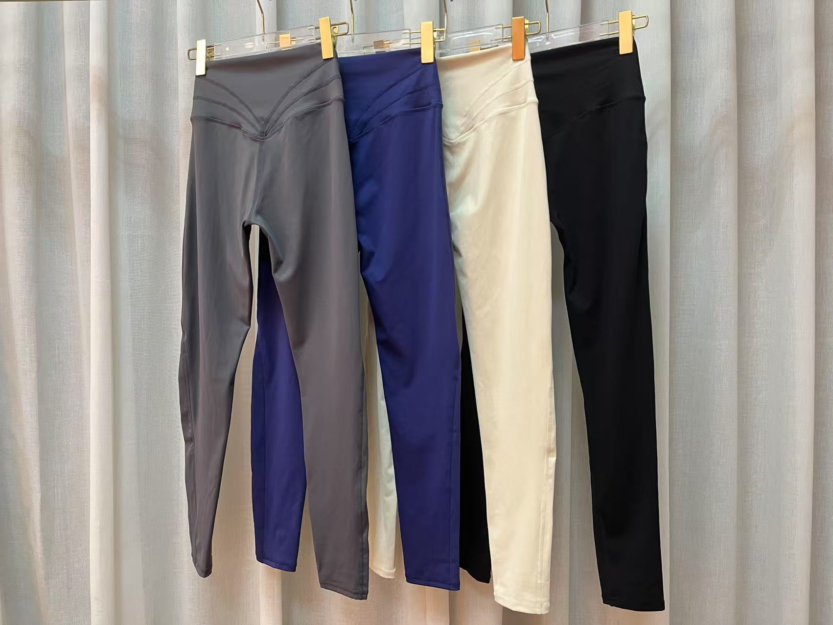 Outdoor Running Fitness Leggings | High-Waist Booty-Lift Knit Patchwork Yoga Pants