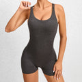 New Ruched Scrunch Butt Yoga Jumpsuit Quick-Dry Training Dance One-Piece