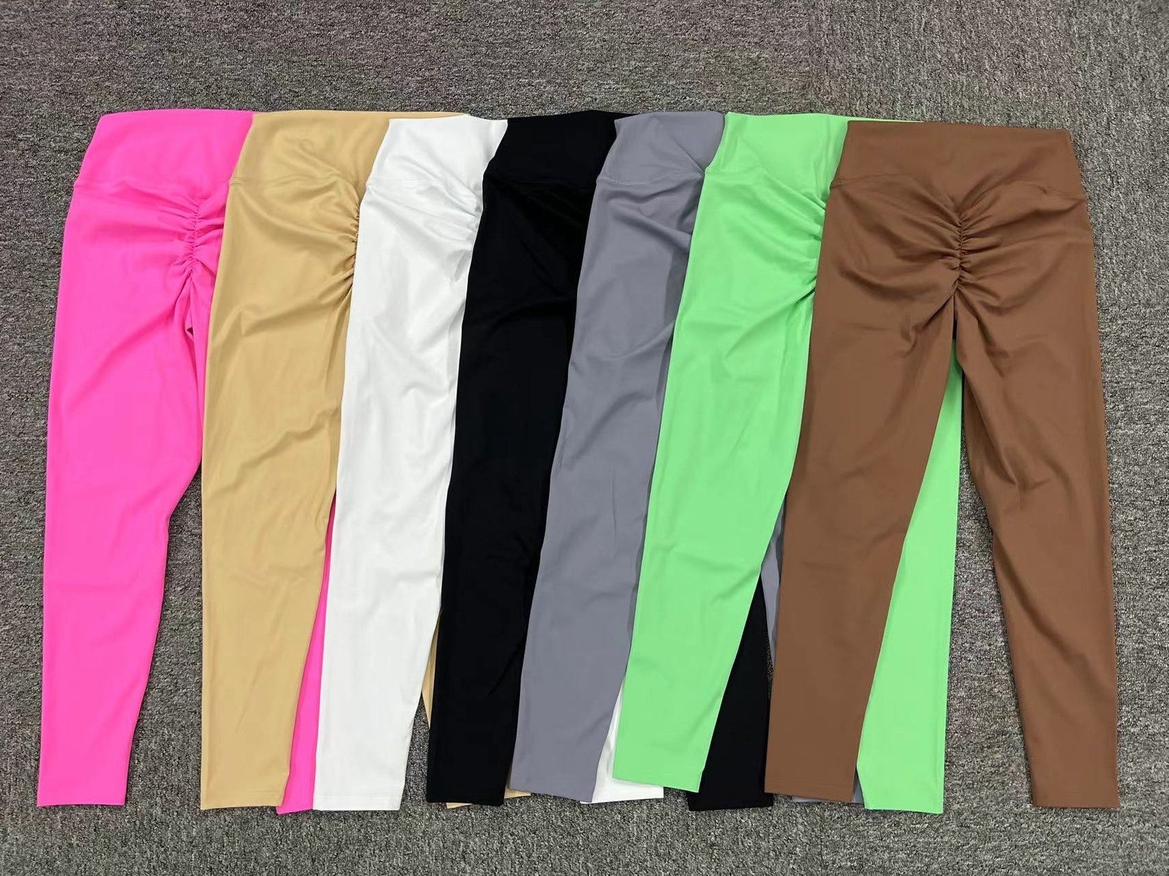 Naked-Feel No-Front-Seam Yoga Leggings | High-Waist Peach-Lift Stretch Fitness Pants
