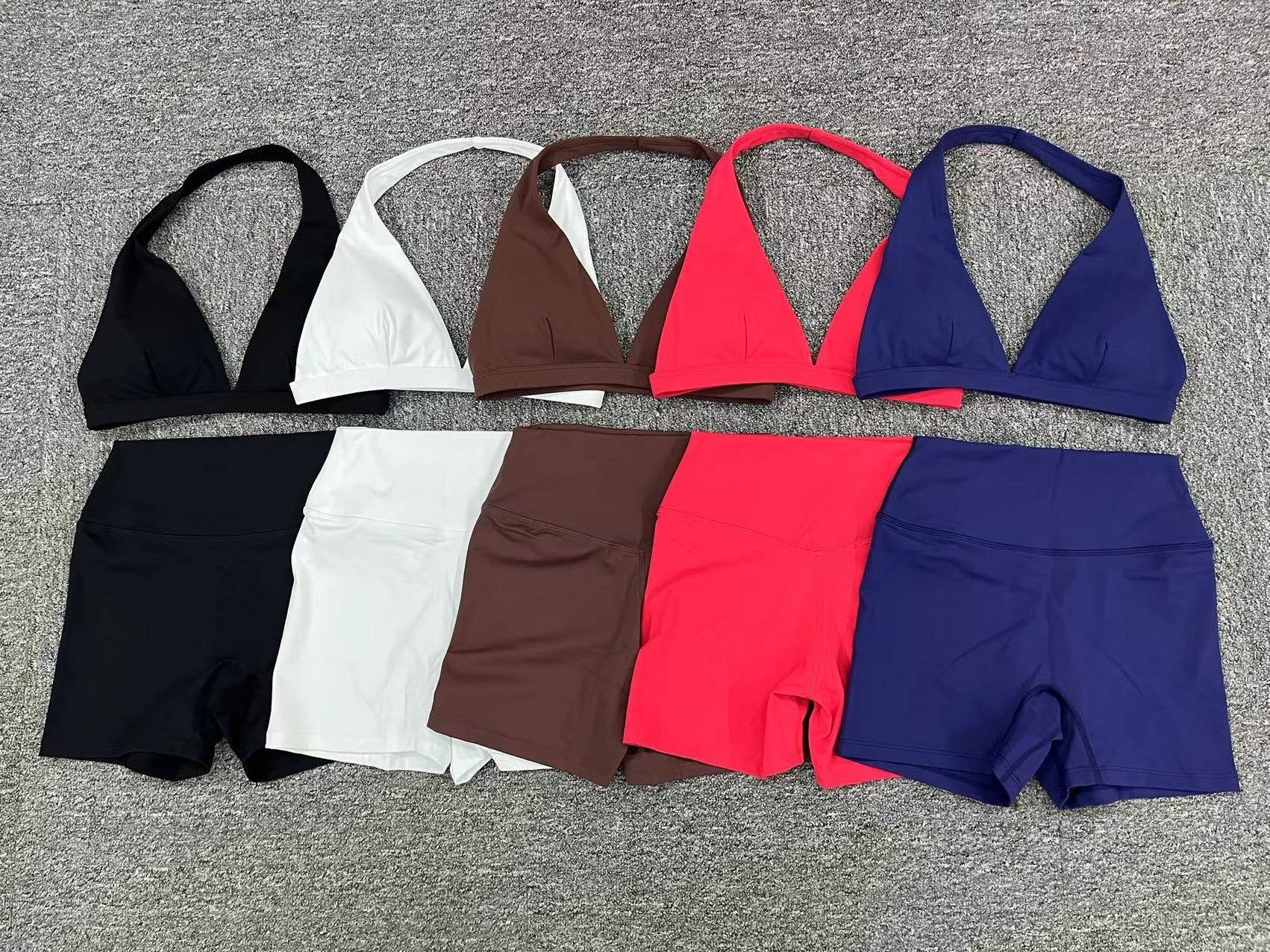 Quick-Dry Second-Skin Yoga Set | Sexy Cross Back Running Fitness Outfit