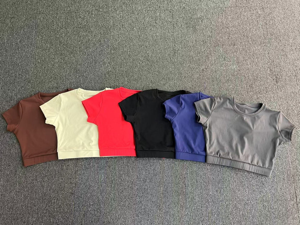 Everyday Tight Quick-Dry Fitness Tee｜Yoga Pilates & Running Active Short Sleeve Top