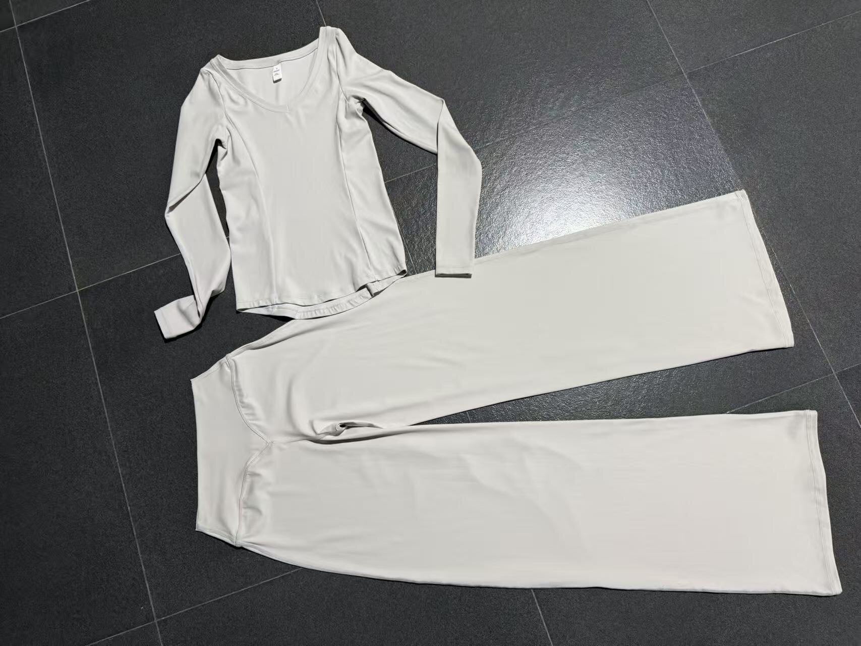 Fall Winter Second-Skin Yoga Set | High-Waist Quick-Dry Running Fitness Outfit