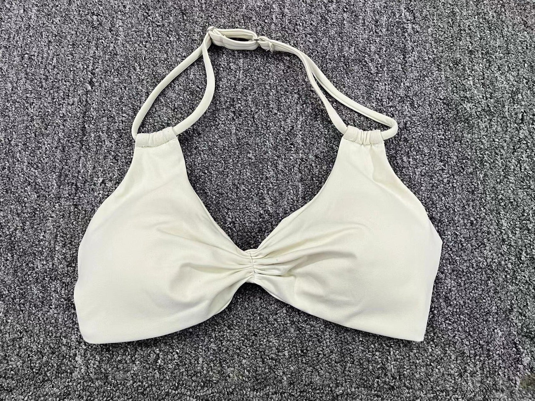 Adjustable Halter Cross Back Yoga Tank | Quick-Dry Compression Fitness Bra Top