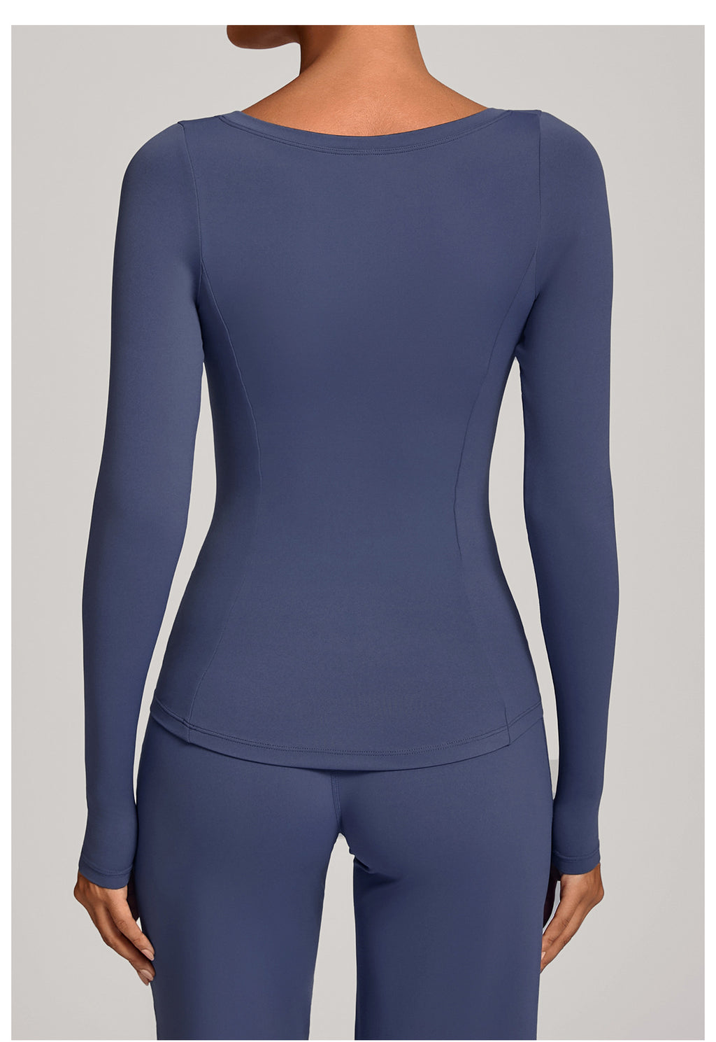 V-Neck Long Sleeve Yoga Jacket | Fall Winter Running & Casual Fitness Top