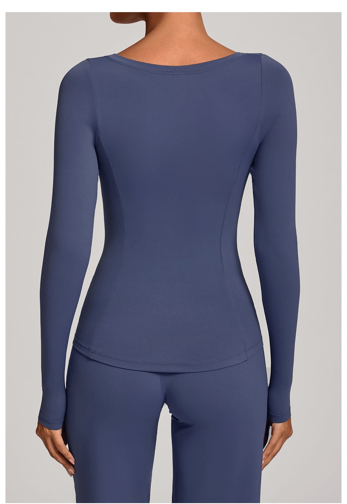 V-Neck Long Sleeve Yoga Jacket | Fall Winter Running & Casual Fitness Top