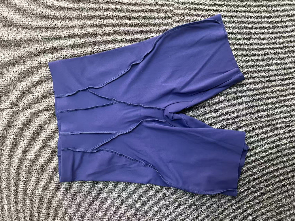 3D High-Waist Yoga Shorts Summer Tight Lifting Quick-Dry Fitness Shorts