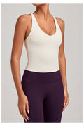 Cross Strap Yoga Tank Top | Quick-Dry Fitness Vest for Running & Everyday Wear