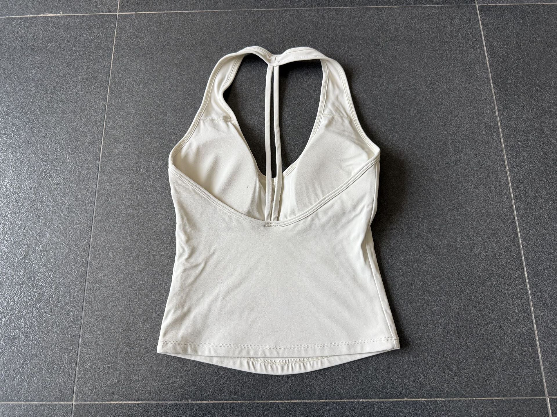 V-Neck Slim Fit Cross Back Yoga Tank | Quick-Dry Running & Fitness Sports Vest