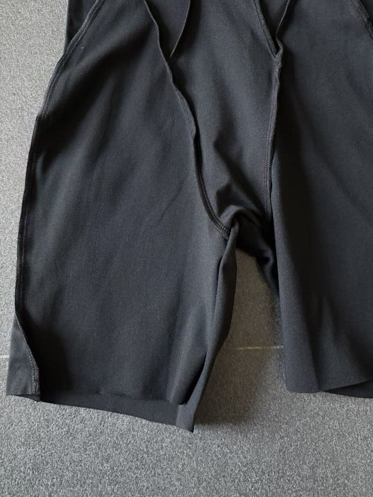 3D Panel Short Sleeve Yoga Jumpsuit Backless Tight-Fit Gym Bodysuit