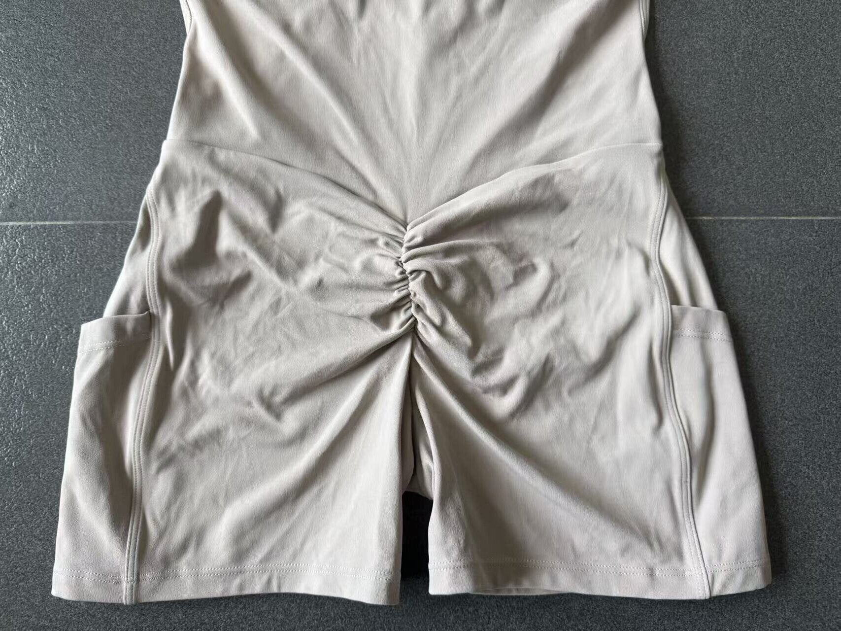 Multi-Way Wear Yoga Jumpsuit Side Pocket Running Fitness Bodysuit