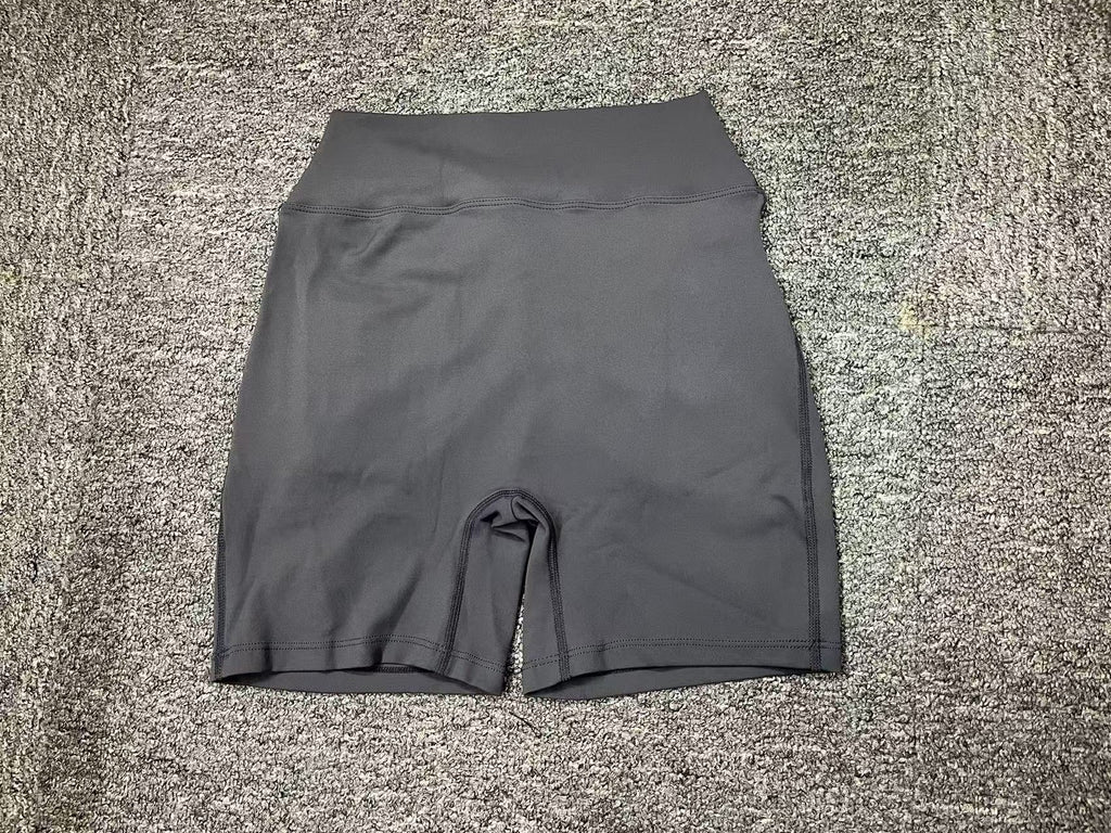 Back V Cargo Pocket Ruched Scrunch Butt Yoga Shorts Tight Fitness Shorts