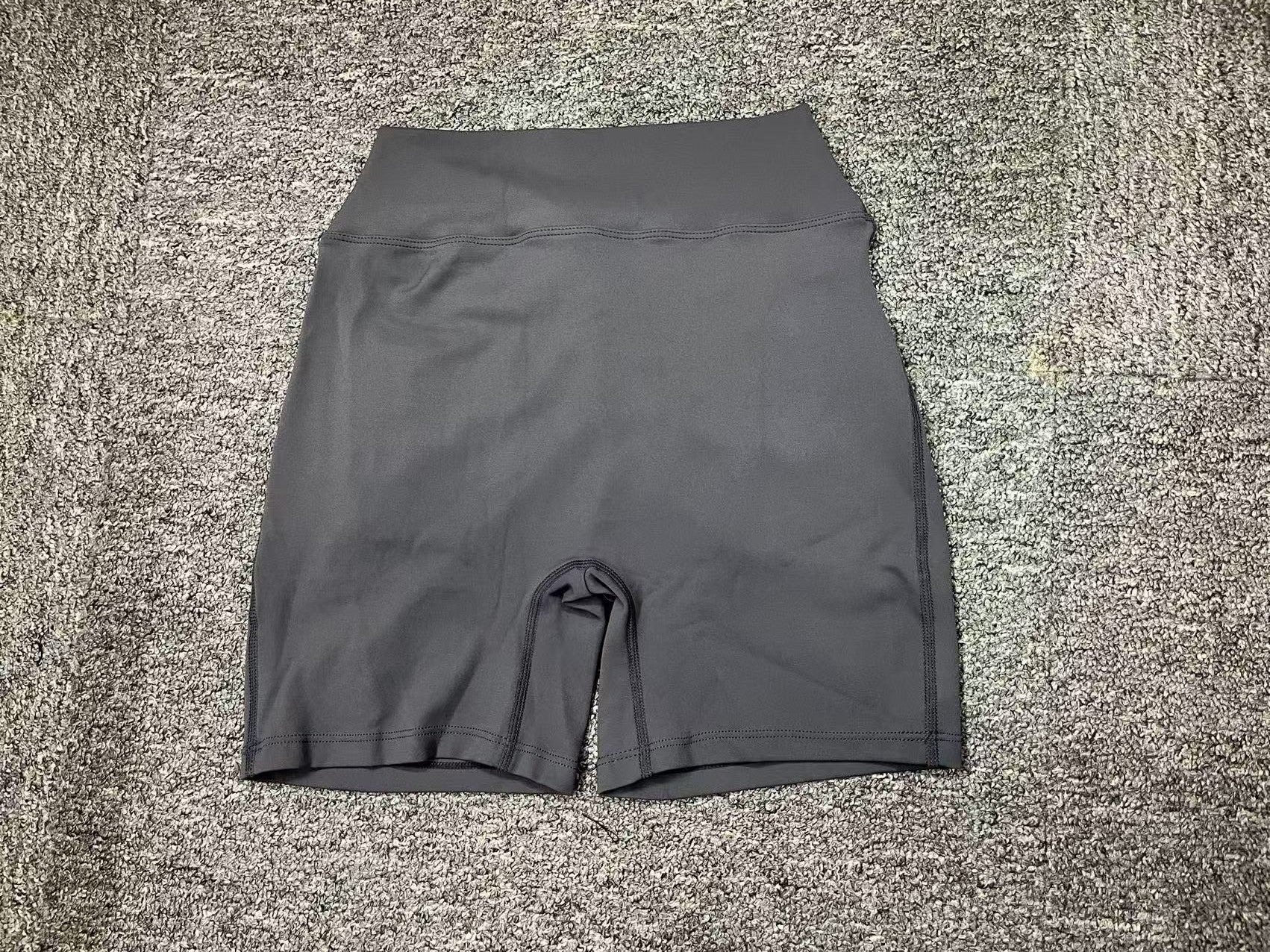 Back V Cargo Pocket Ruched Scrunch Butt Yoga Shorts Tight Fitness Shorts