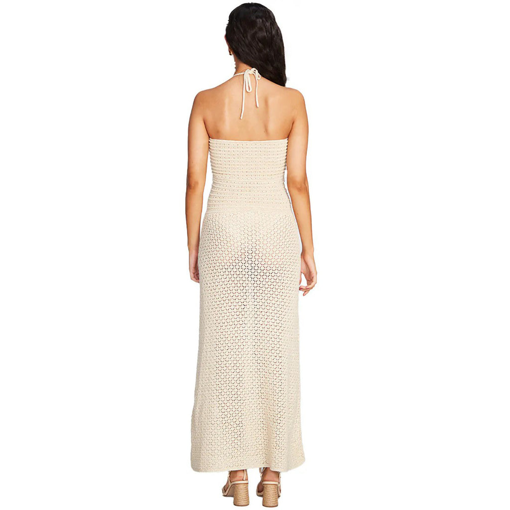 2026 Summer Sexy Solid Knitted Beach Dress Bikini Cover Up Sunscreen Set For Women