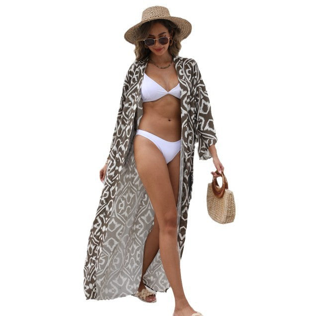 2026 new European and American beach skirts for women's casual vacation
