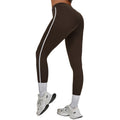 Color Block Patchwork Running Leggings | Breathable High-Waist Booty-Lift Yoga Pants