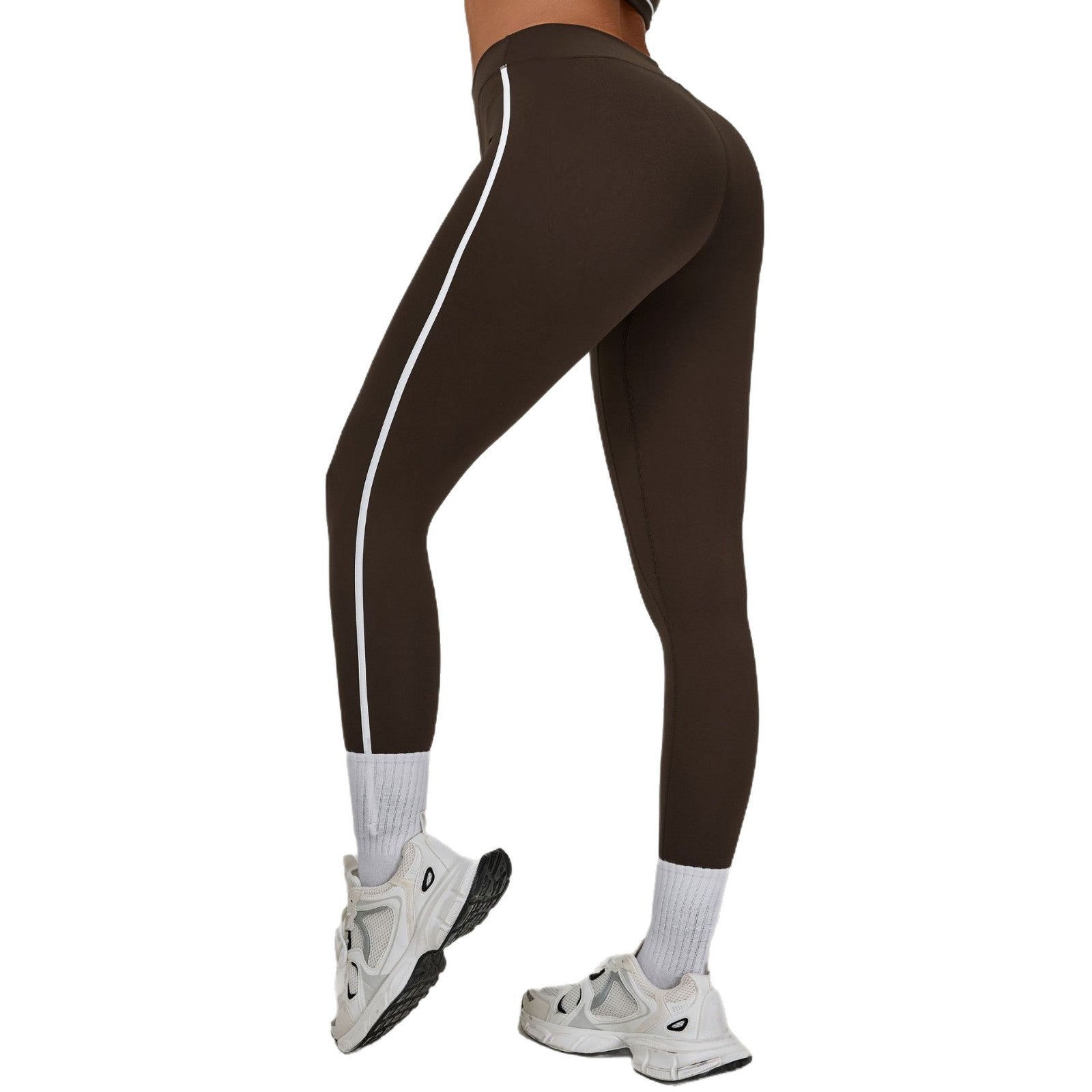 Color Block Patchwork Running Leggings | Breathable High-Waist Booty-Lift Yoga Pants