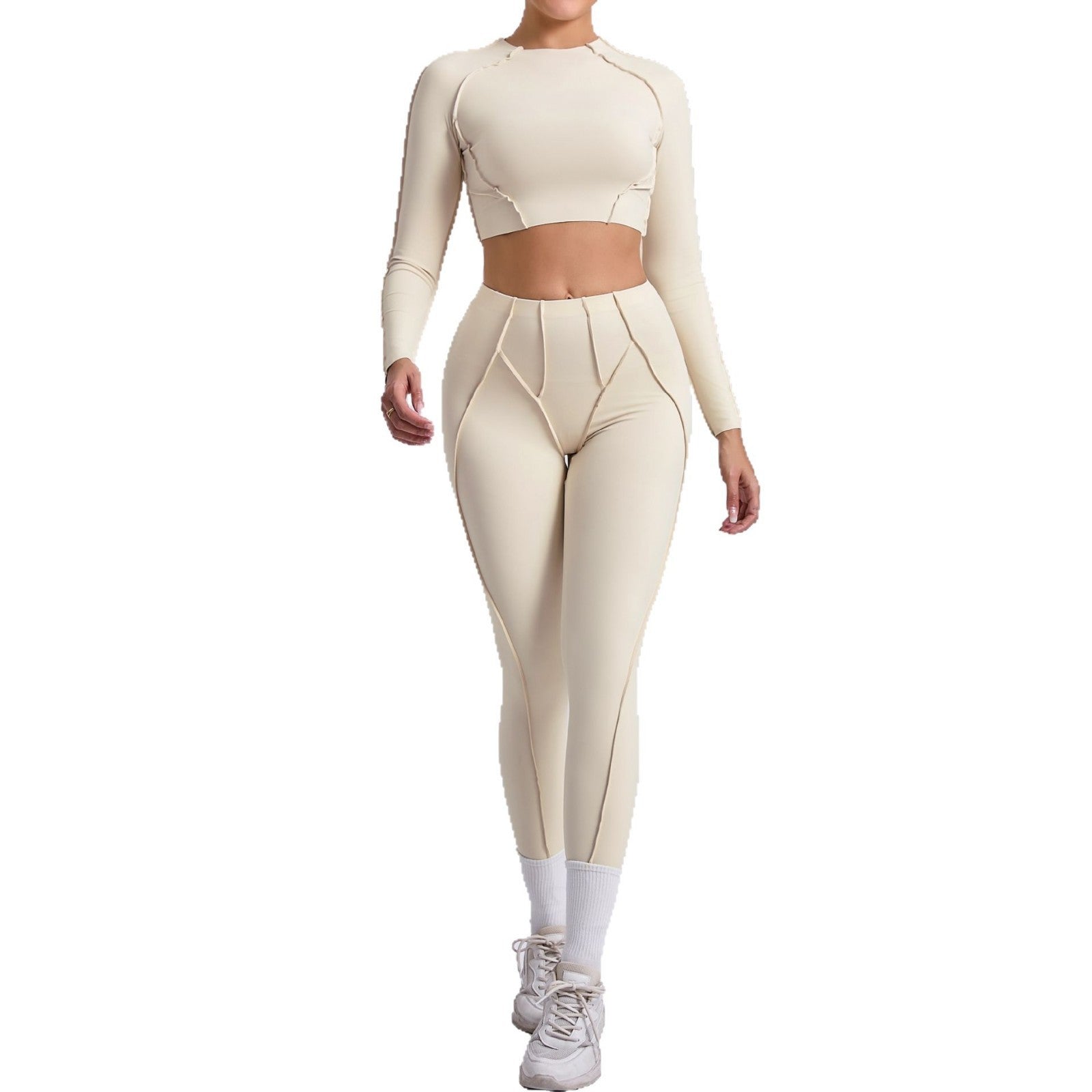 Ruched Sculpting Yoga Set for Women | Versatile Running & Training Outfit