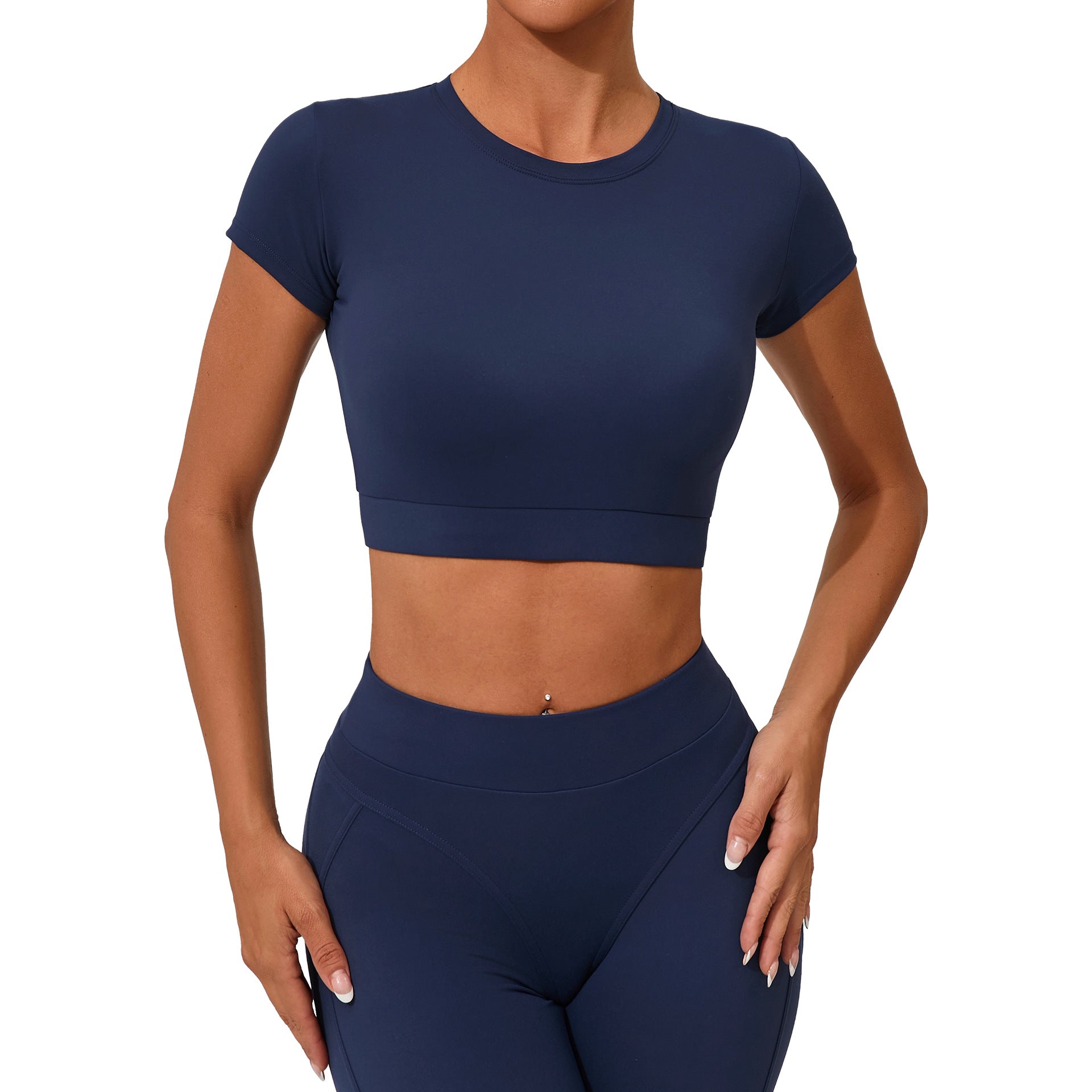 Everyday Tight Quick-Dry Fitness Tee｜Yoga Pilates & Running Active Short Sleeve Top