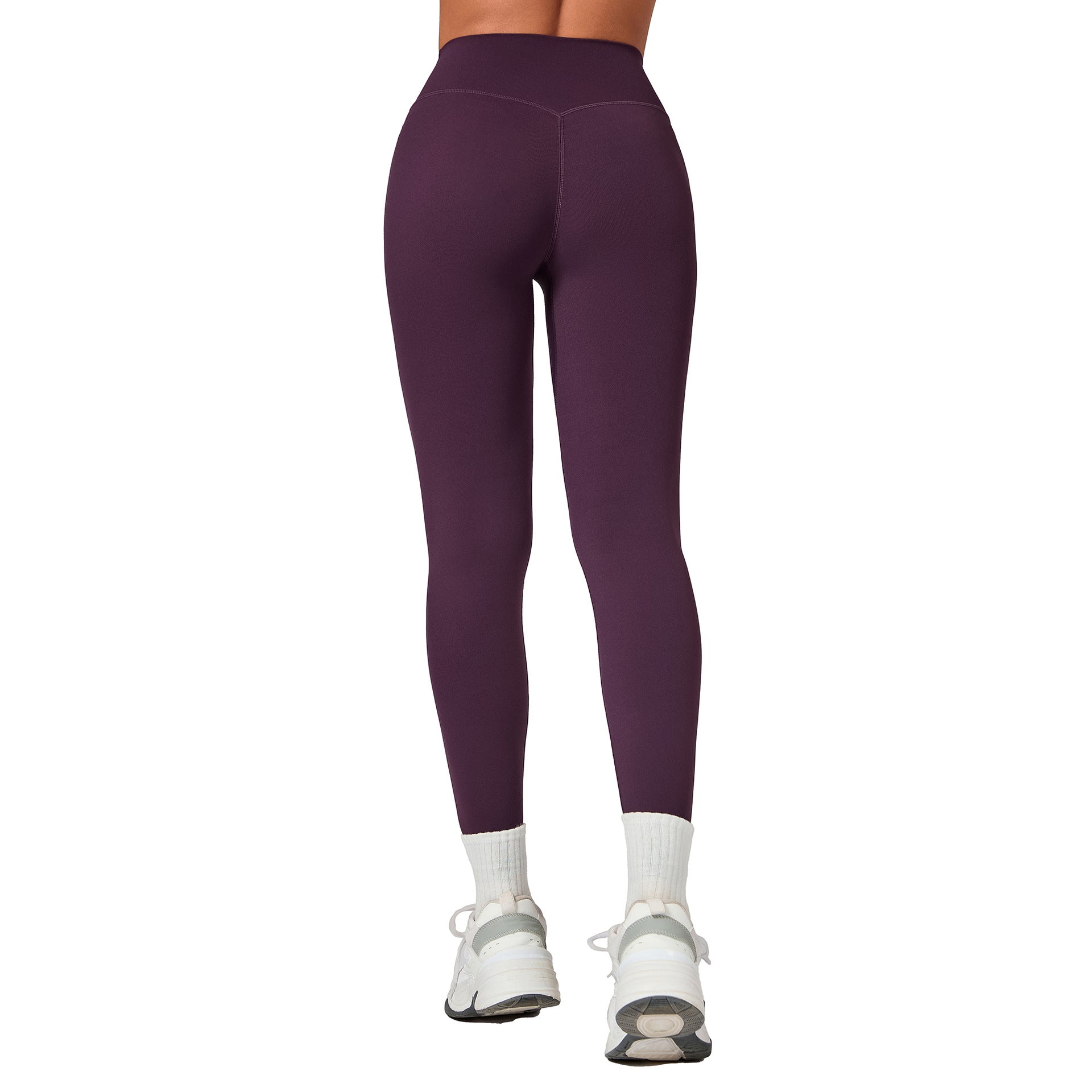 Invisible Ruched High-Waist Yoga Leggings | Booty Sculpt Running Fitness Pants for Women