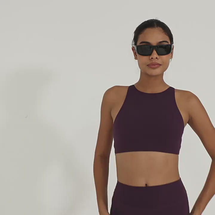 New Cross Back Sports Bra for Women | Slim Fit Running & Yoga Training Activewear