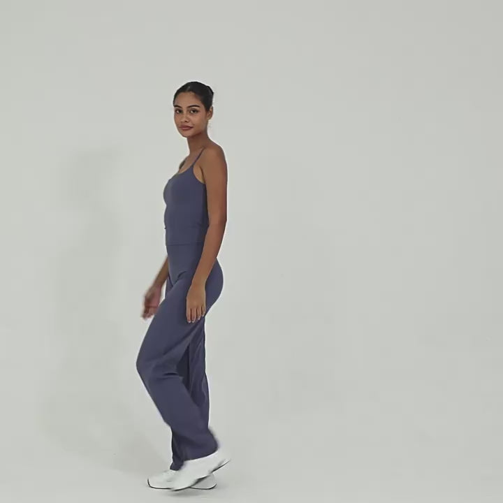 Second-Skin Compression Yoga Set for Women | Shockproof High-Waist Fitness Two-Piece Set