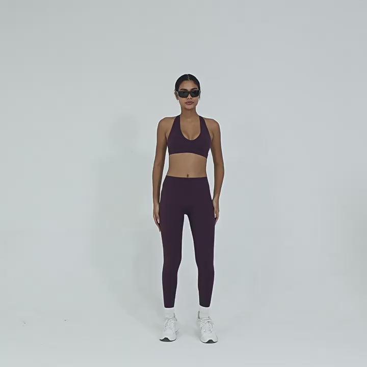 Push-Up Halter Strap Yoga Bra | Slim Fit Outdoor Running & Fitness Sports Top