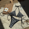 2026 Sexy Halter Tie Side Bikini Set Two Piece Best Seller Beach Swimsuit
