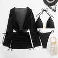 I2026 EU & US Fashion Sexy Four-Piece Bikini Set | Women's Swimwear