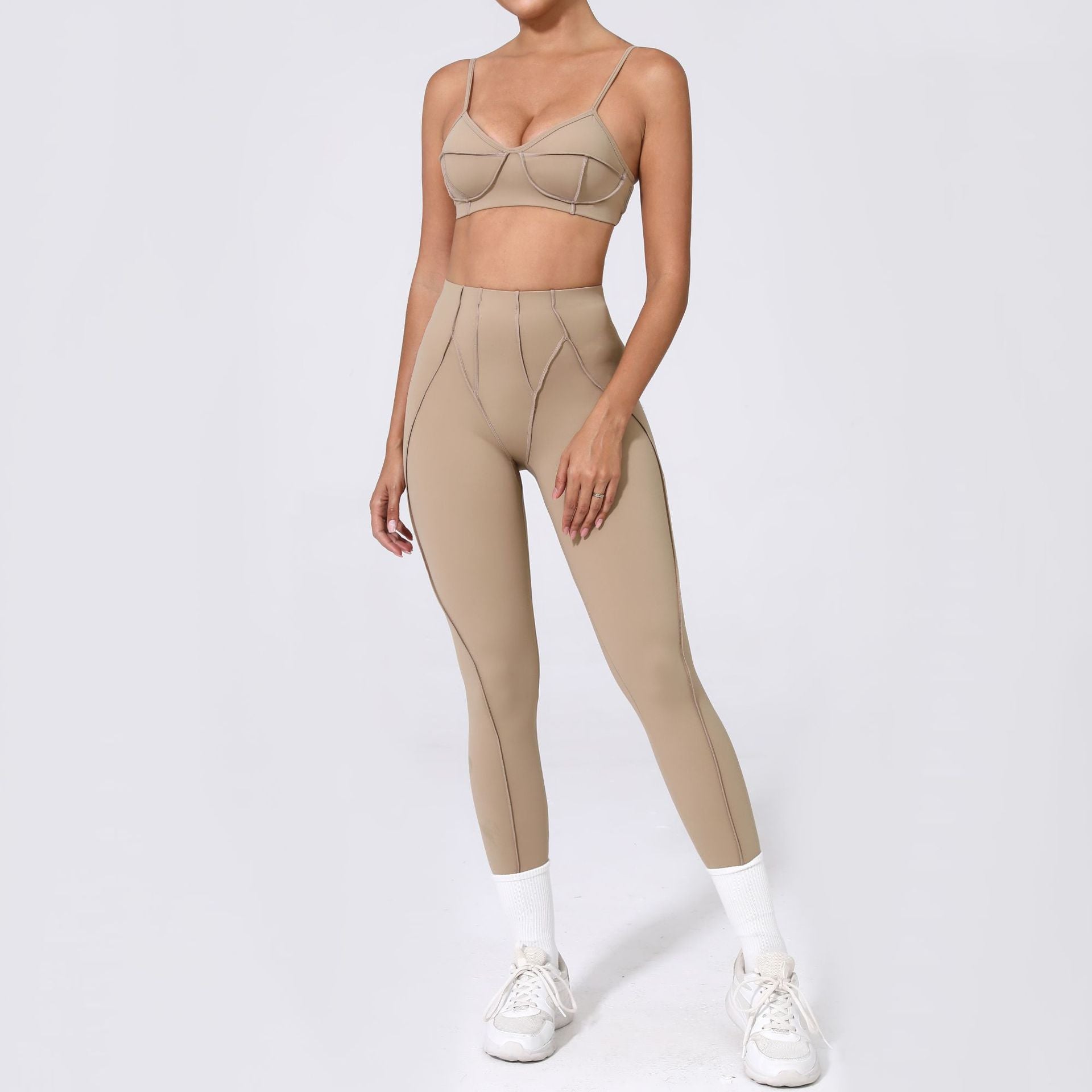 3D Seamless Compression Yoga Set | Sculpting Fitness Activewear Set