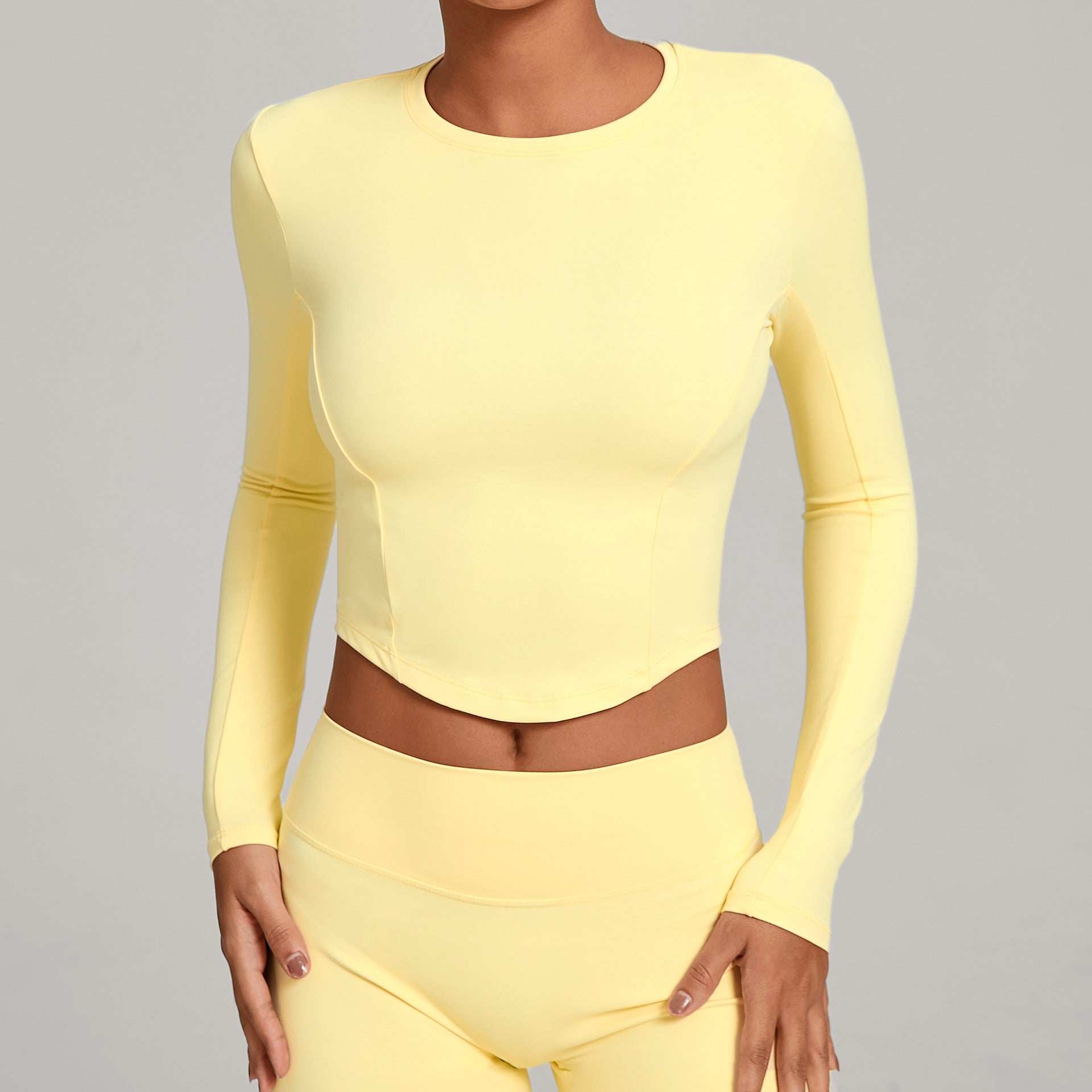 Winter Compression Long Sleeve Yoga Top | High-Intensity Training & Pilates Activewear