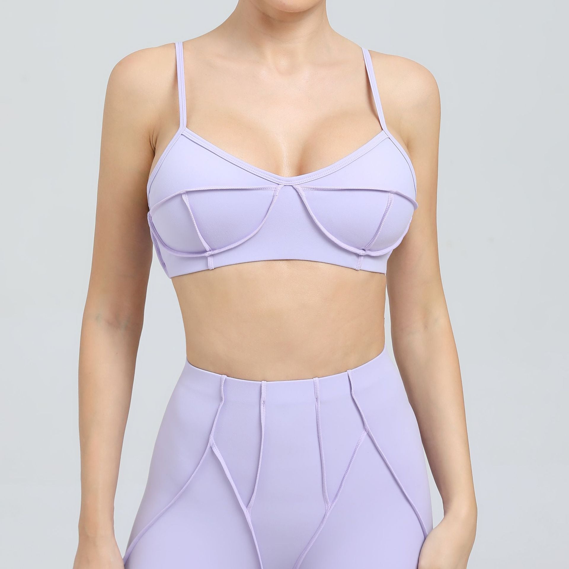 New Slim Fit Sports Tank for Women | Spaghetti Strap Cross Back Yoga & Running Bra