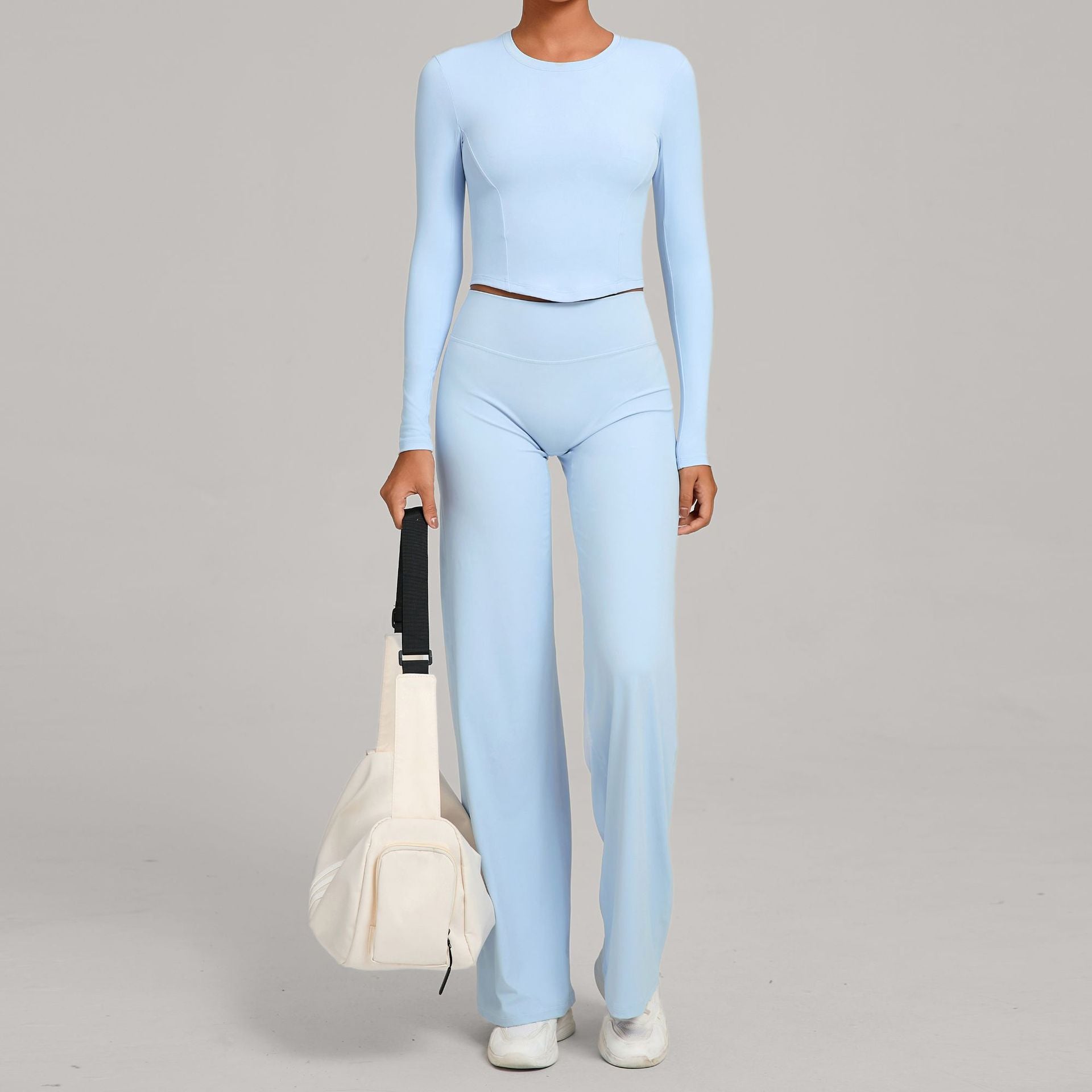 Fall Winter Second-Skin Yoga Set | Quick-Dry Slim Fit Fitness Two-Piece Outfit
