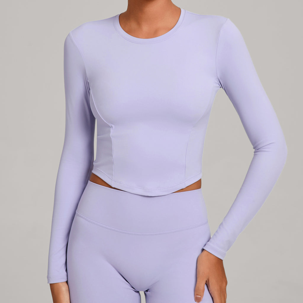 Winter Compression Long Sleeve Yoga Top | High-Intensity Training & Pilates Activewear