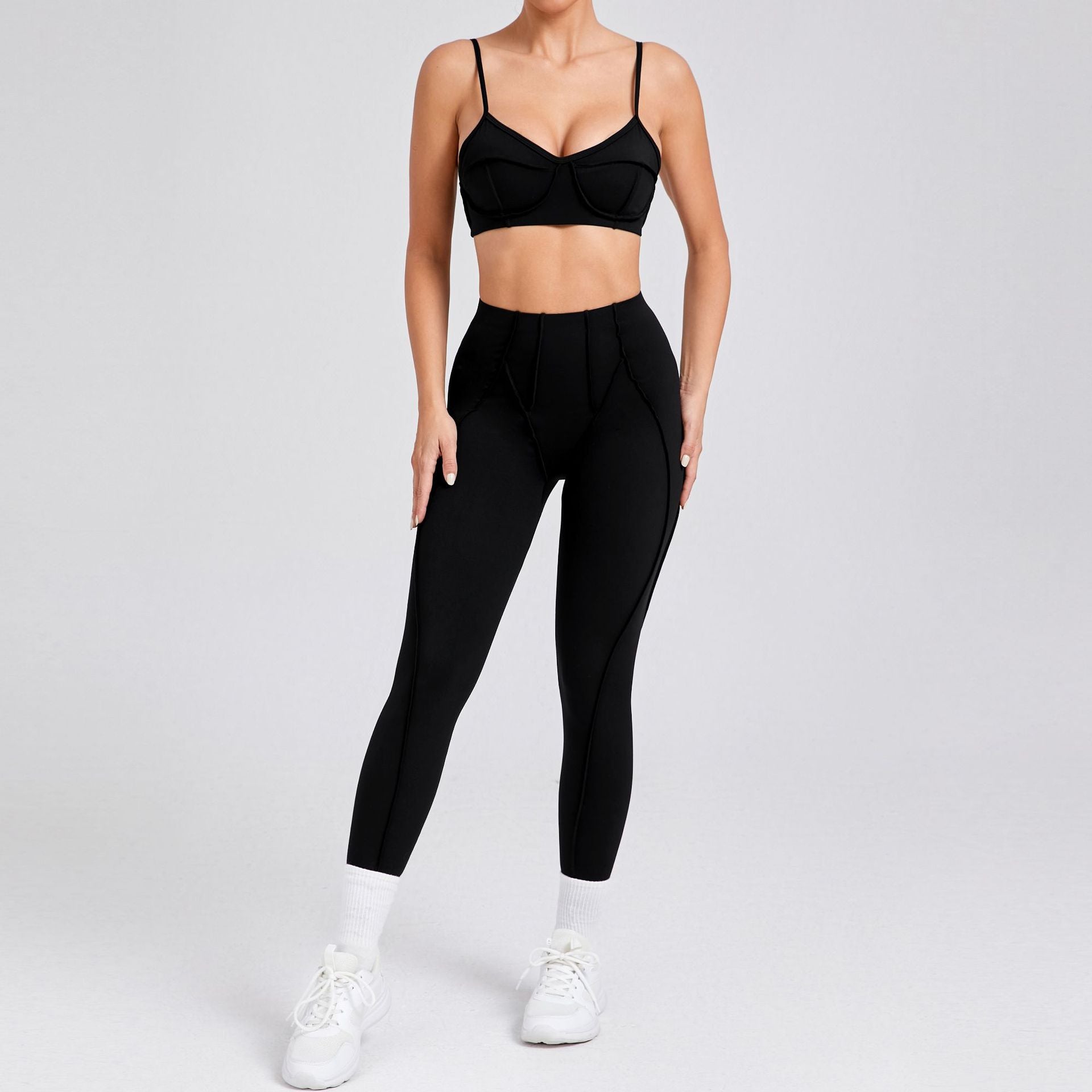 3D Seamless Compression Yoga Set | Sculpting Fitness Activewear Set