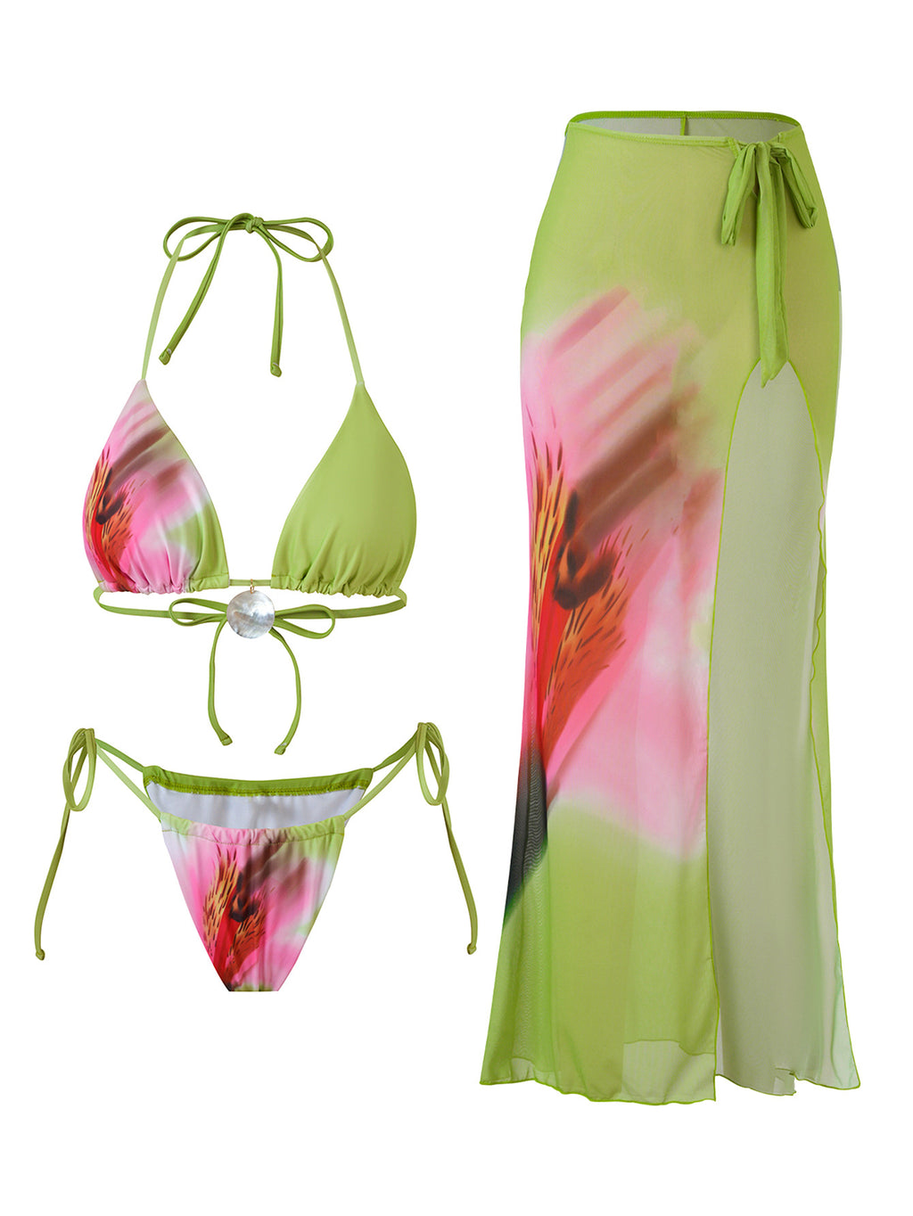 2026 Premium Fashion Bikini | Sexy Beach & Hot Spring Three-Piece Swimwear Set