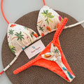 2026 Fresh Floral Sexy Bikini | Braided String Fashion Two-Piece Swimwear