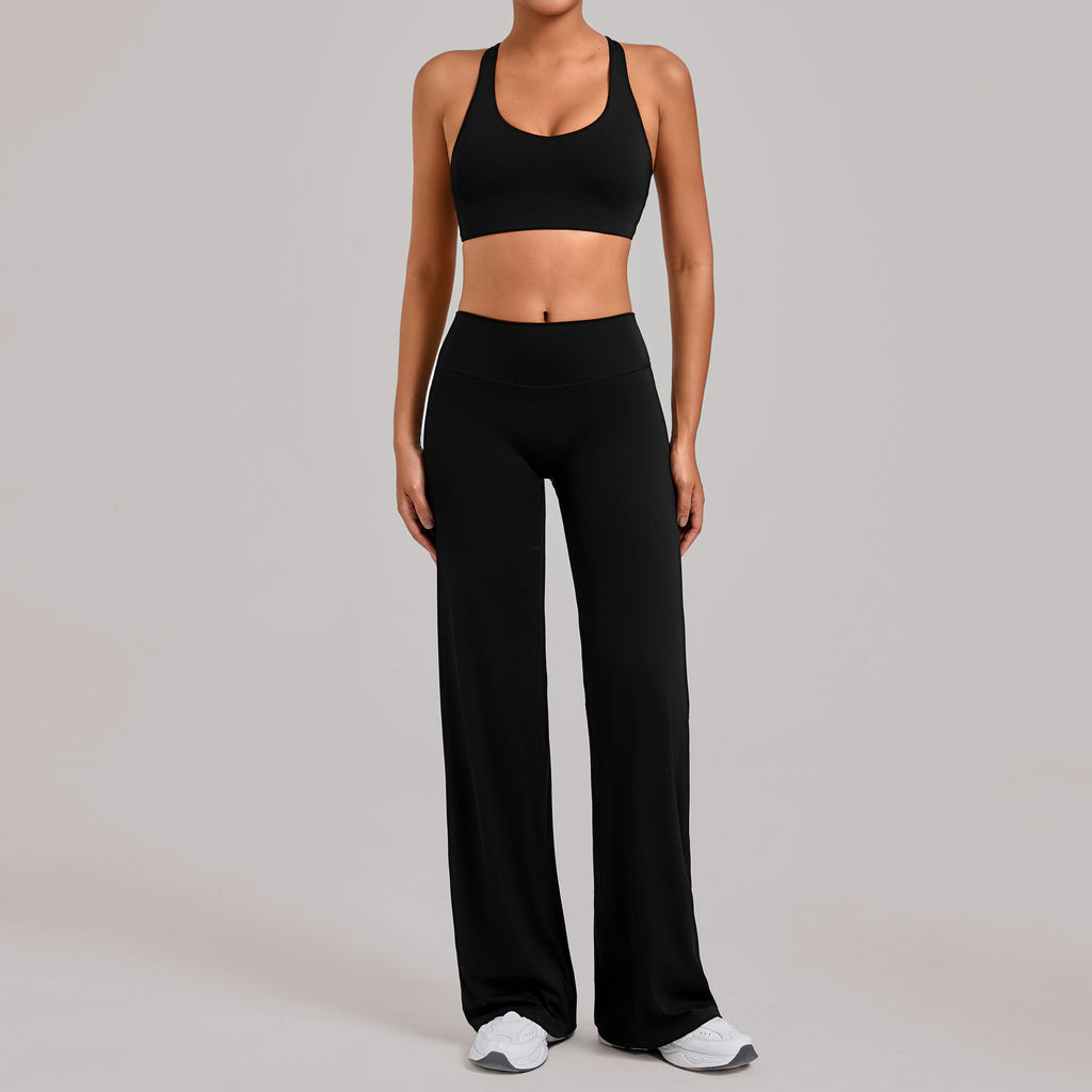 Racerback Slim Fit Yoga Set | Outdoor Running Training Fitness Two-Piece