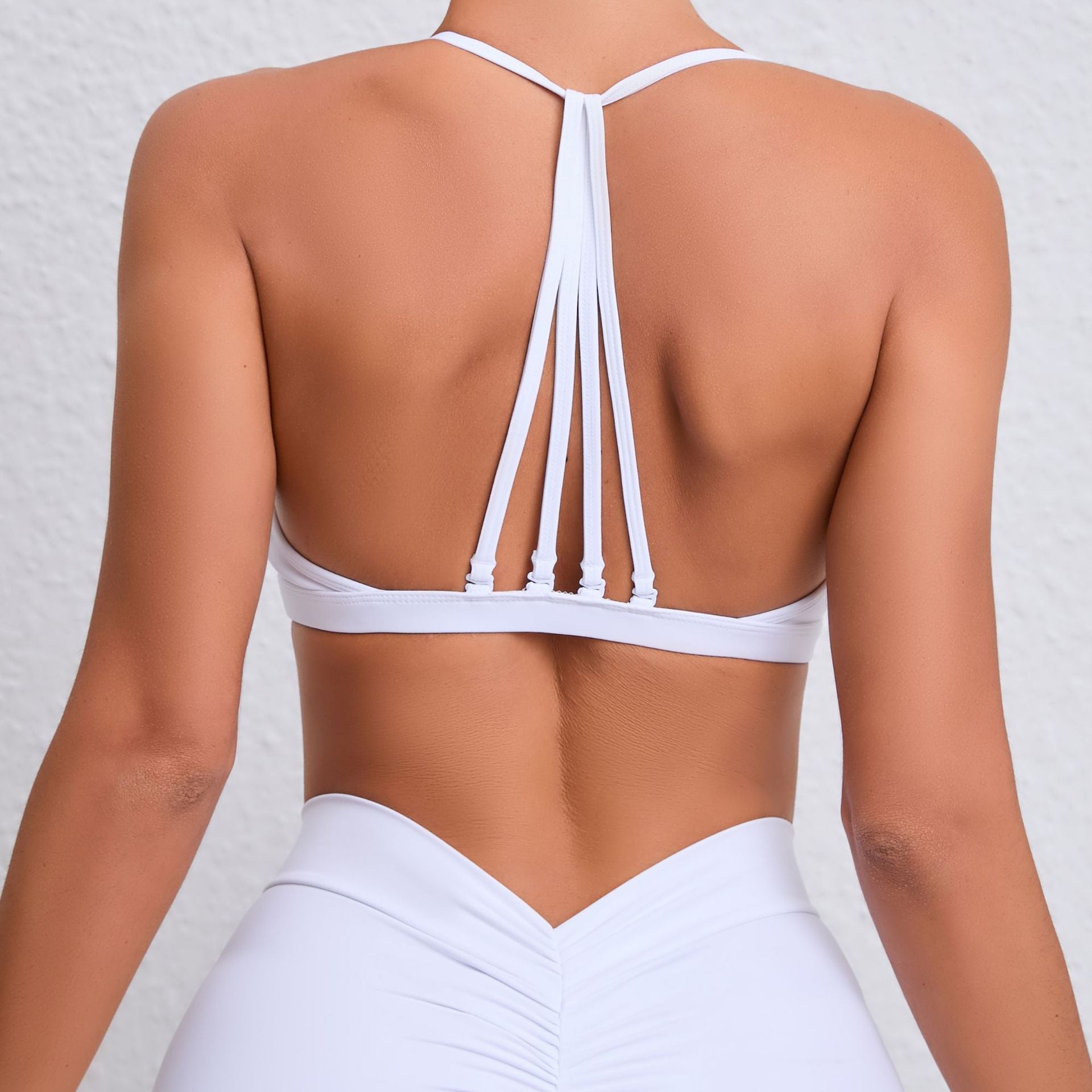 Removable Strap Yoga Bra Top for Women | Quick-Dry Slim Fit Running & Fitness Activewear