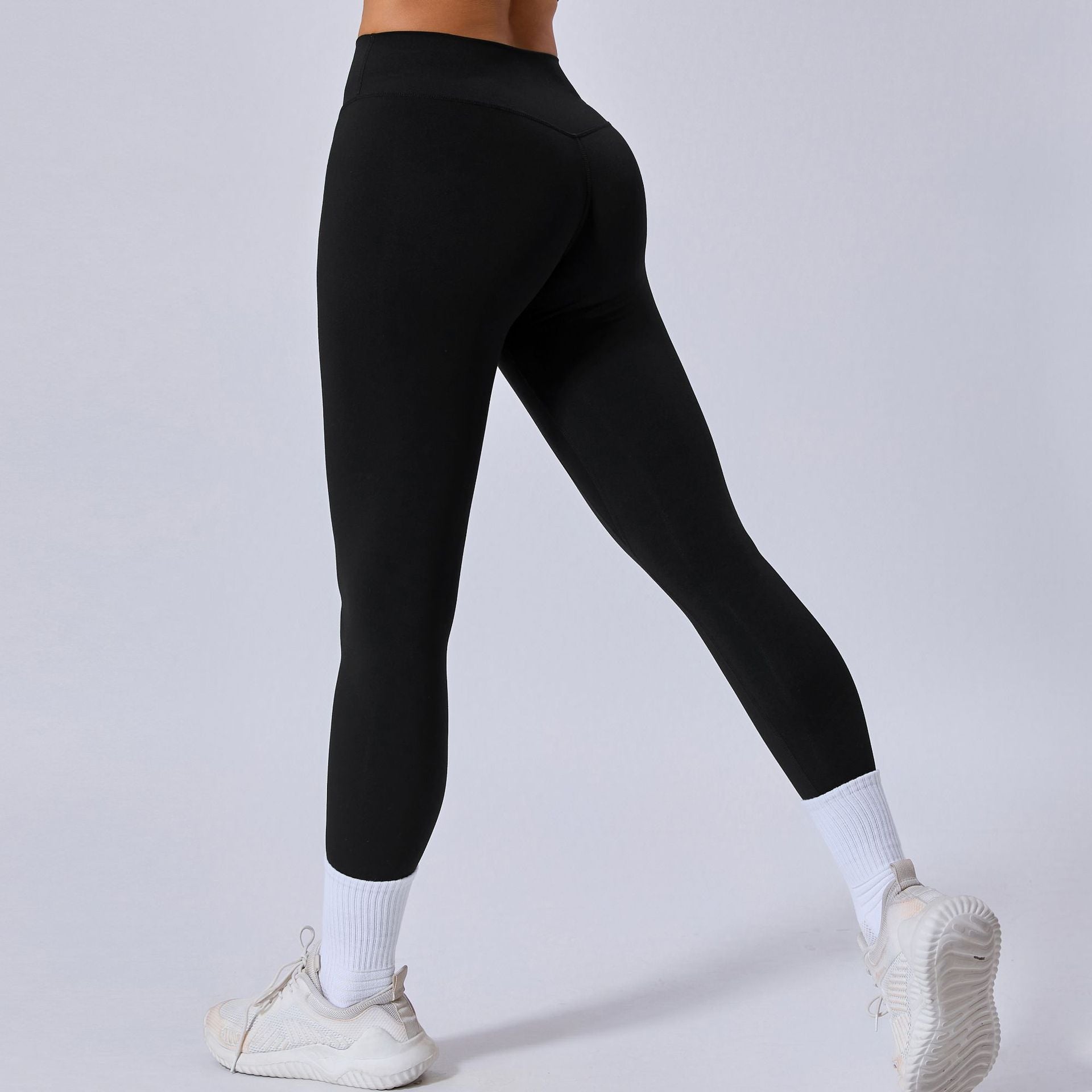Naked-Feel Quick-Dry Running Leggings | Breathable High-Waist Booty-Lift Yoga Pants