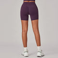 Invisible Ruched High-Waist Yoga Shorts Lifting Tight Running Fitness Shorts
