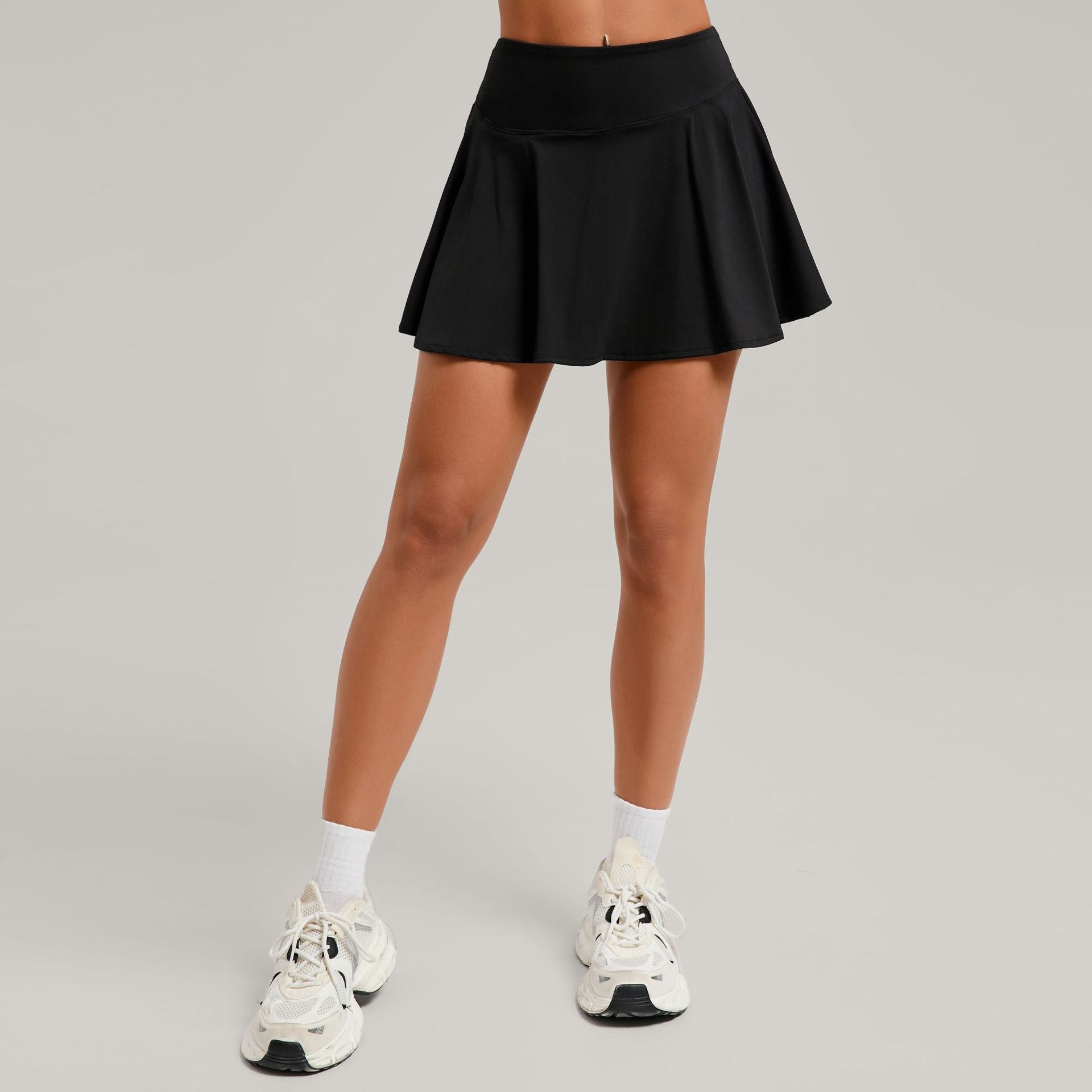 A-Line High-Waist Yoga Skirt for Women | Anti-Exposure Slim Fit Tennis & Fitness Skirt