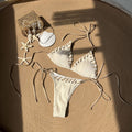 2026 New EU & US Sweet Minimal Bikini Set | Fresh Style Split Swimsuit for Women